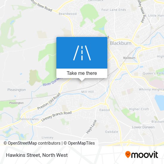 Hawkins Street map