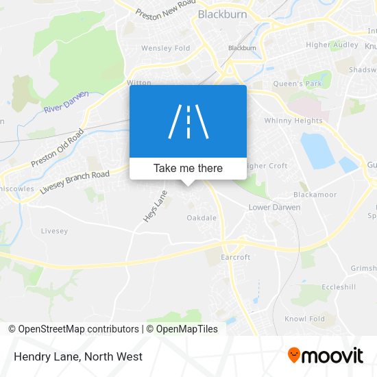 Hendry Lane map