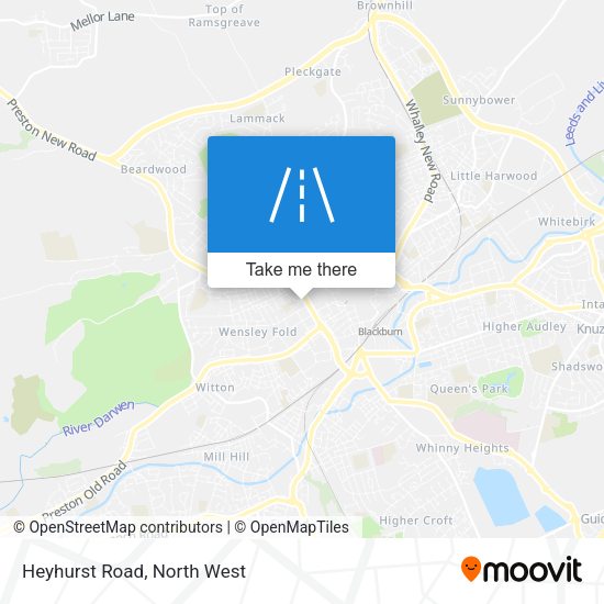 Heyhurst Road map