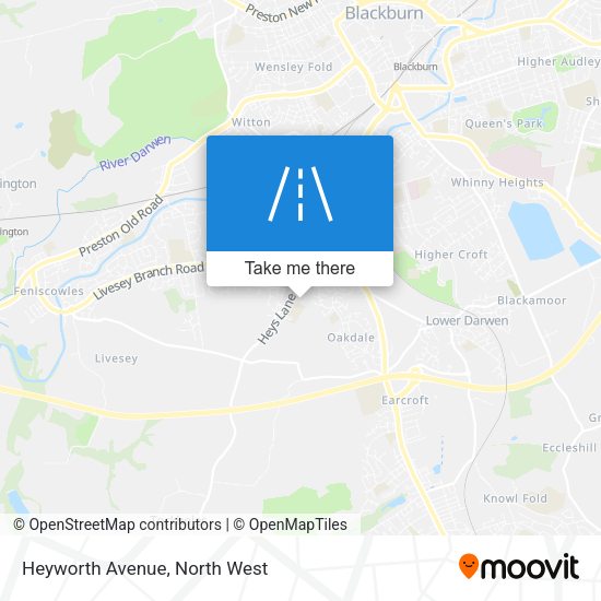 Heyworth Avenue map