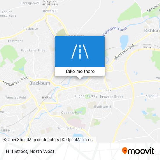 Hill Street map
