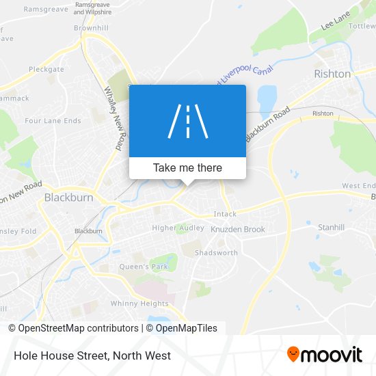 Hole House Street map