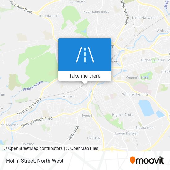 Hollin Street map