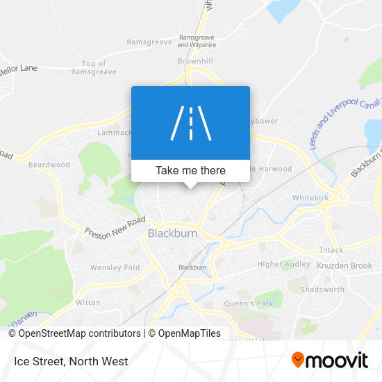Ice Street map