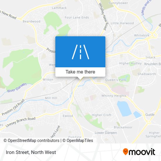 Iron Street map