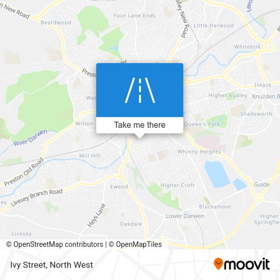 Ivy Street map