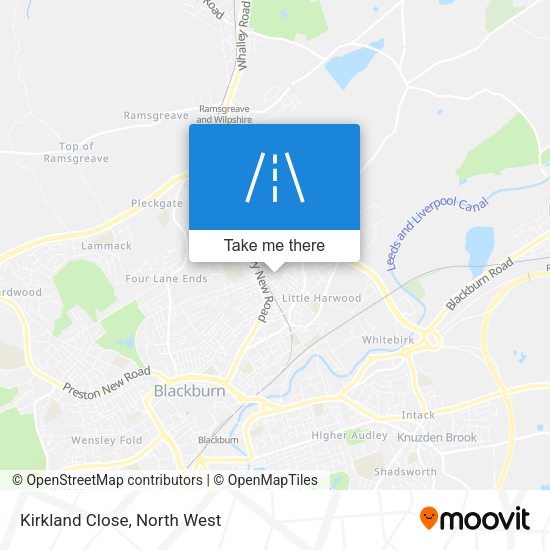 Kirkland Close map