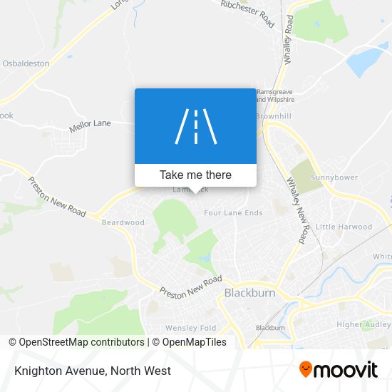 Knighton Avenue map