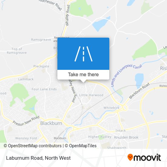 Laburnum Road map