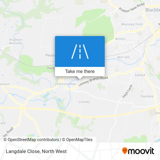 Langdale Close map