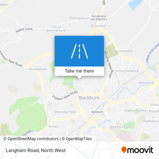 Langham Road map