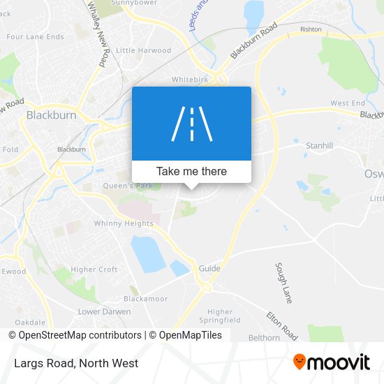 Largs Road map