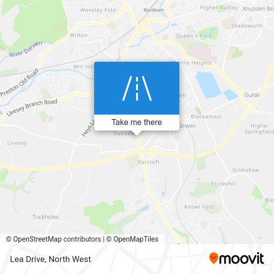 Lea Drive map