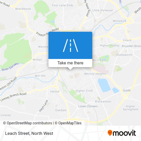 Leach Street map