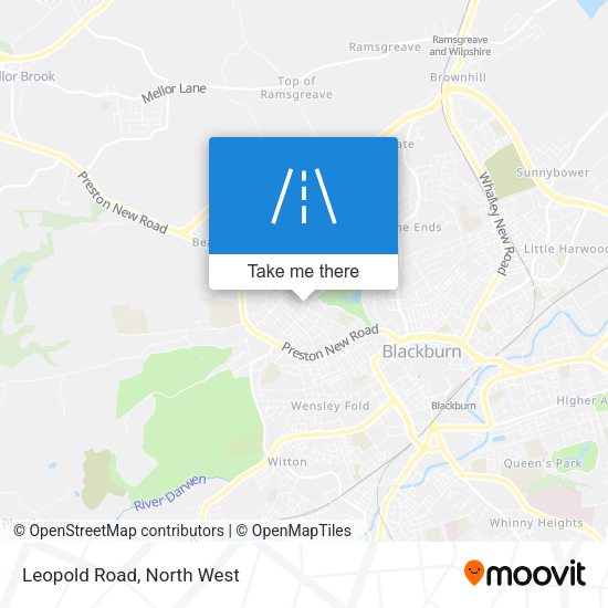 Leopold Road map