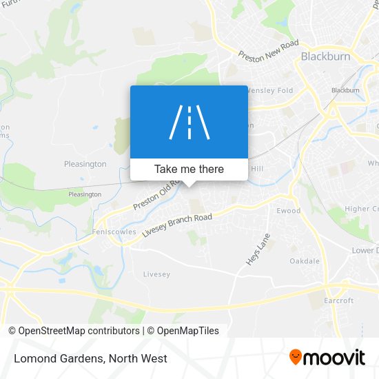 Lomond Gardens map