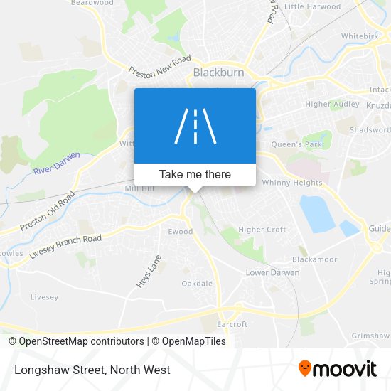 Longshaw Street map