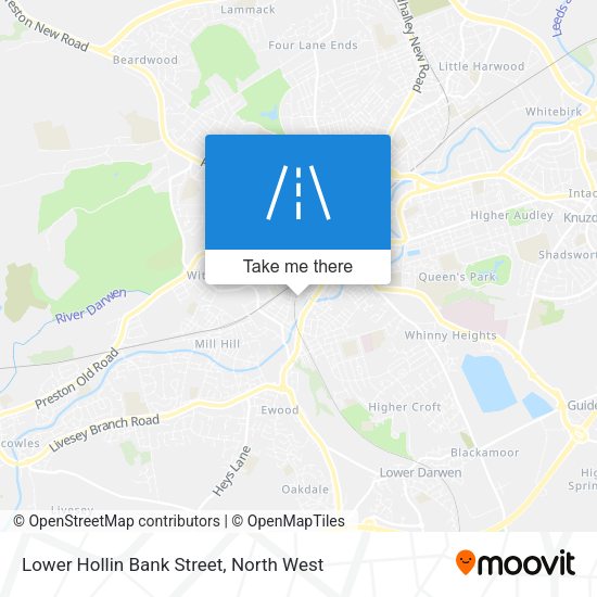 Lower Hollin Bank Street map