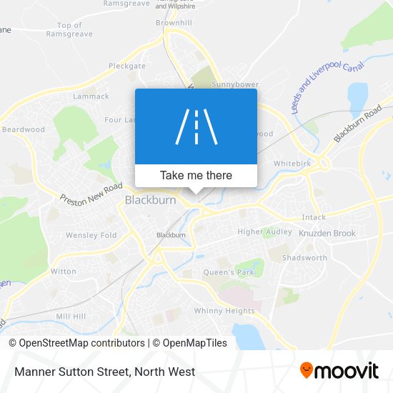Manner Sutton Street map