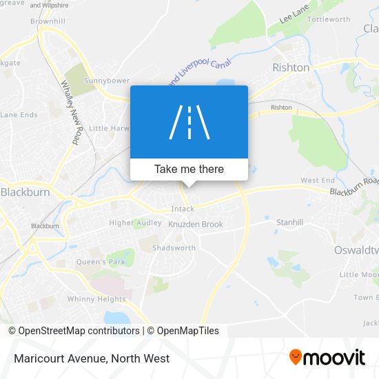Maricourt Avenue map