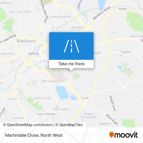 Martindale Close map
