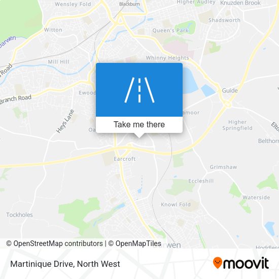 Martinique Drive map