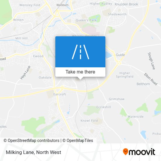 Milking Lane map