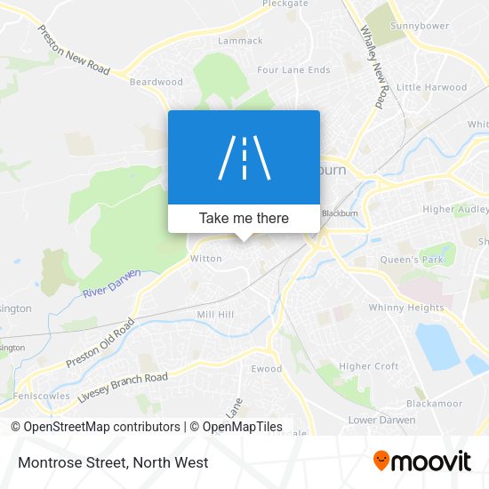 Montrose Street map