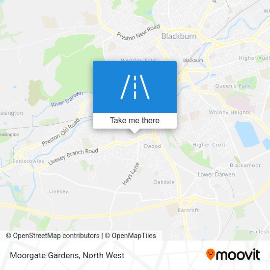 Moorgate Gardens map