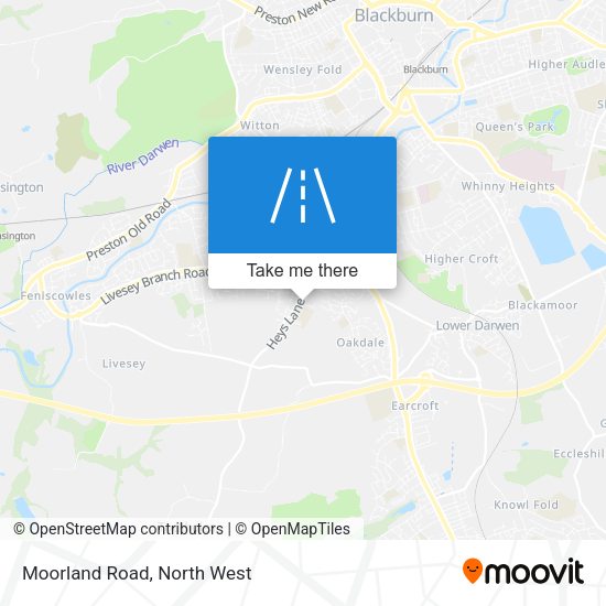 Moorland Road map