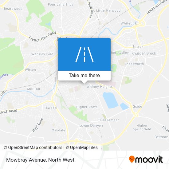 Mowbray Avenue map
