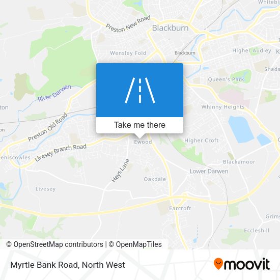 Myrtle Bank Road map