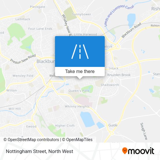 Nottingham Street map