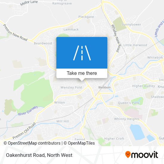 Oakenhurst Road map