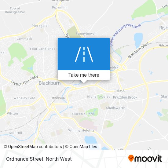 Ordnance Street map