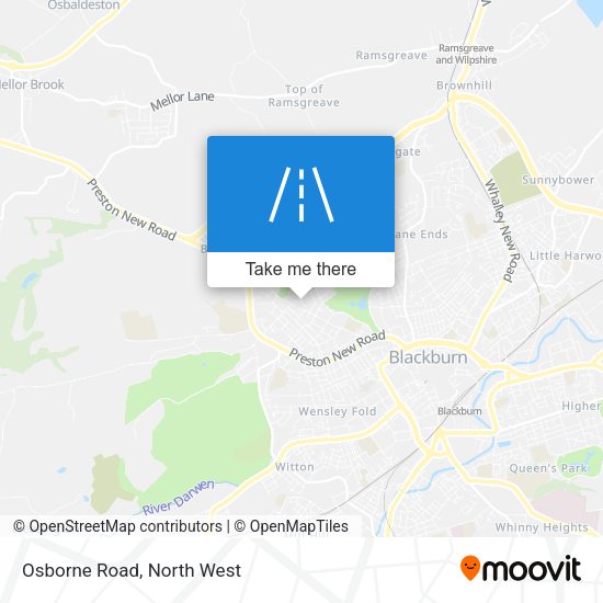 Osborne Road map