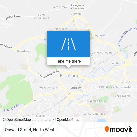 Oswald Street map