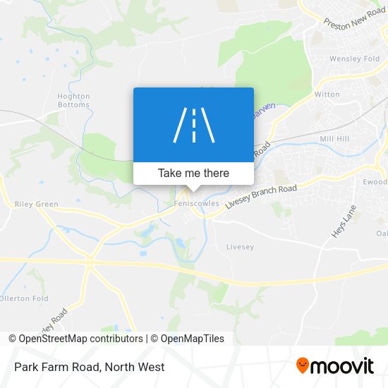 Park Farm Road map