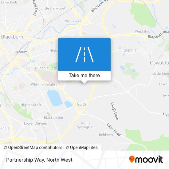 Partnership Way map