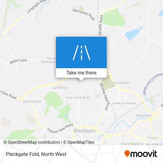 Pleckgate Fold map