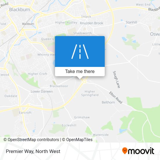 Premier Way map