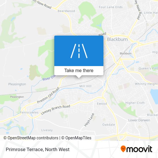 Primrose Terrace map