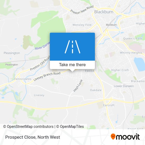 Prospect Close map