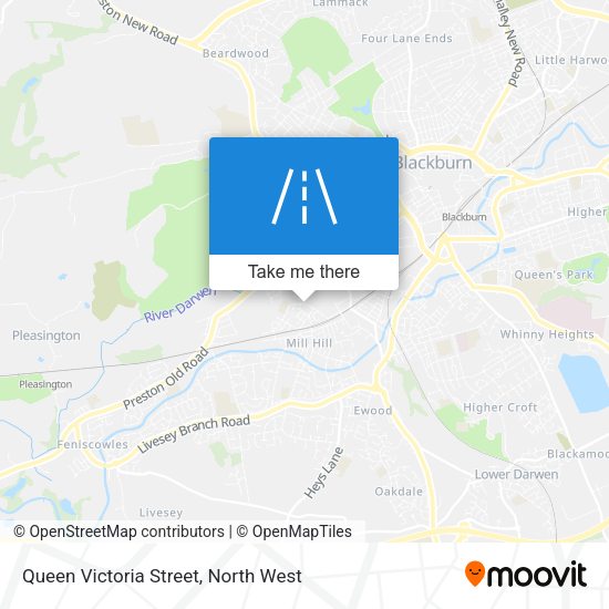 Queen Victoria Street map