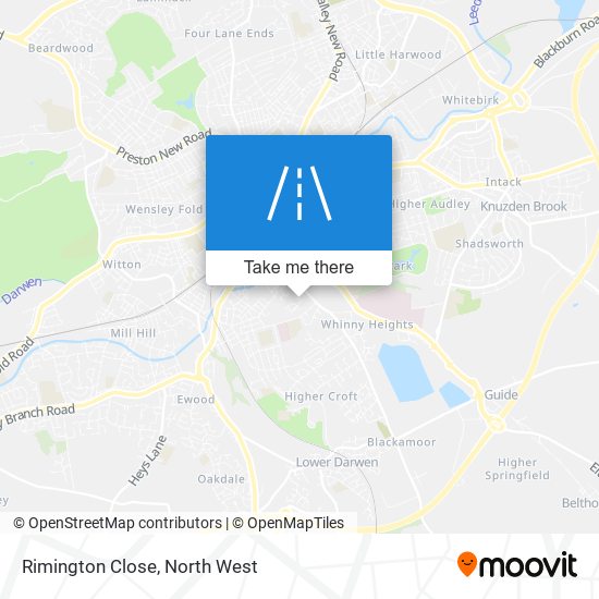 Rimington Close map