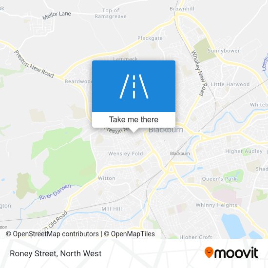 Roney Street map