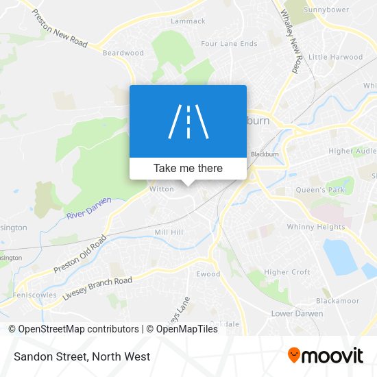 Sandon Street map