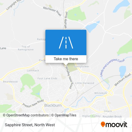 Sapphire Street map