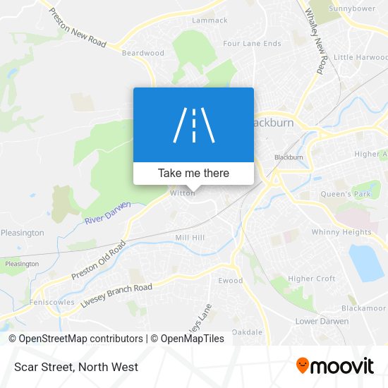 Scar Street map