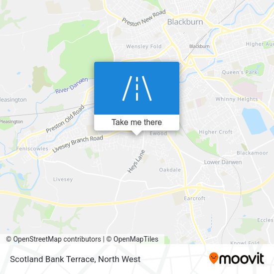 Scotland Bank Terrace map